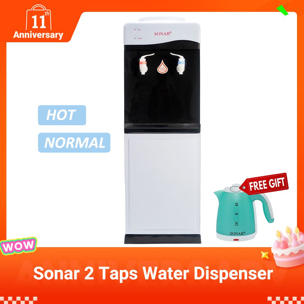 【Exclusive Offer】Sonar Top Loading Hot and Normal Standing Water Dispenser with Storage Cabinet Household Appliance JY-001