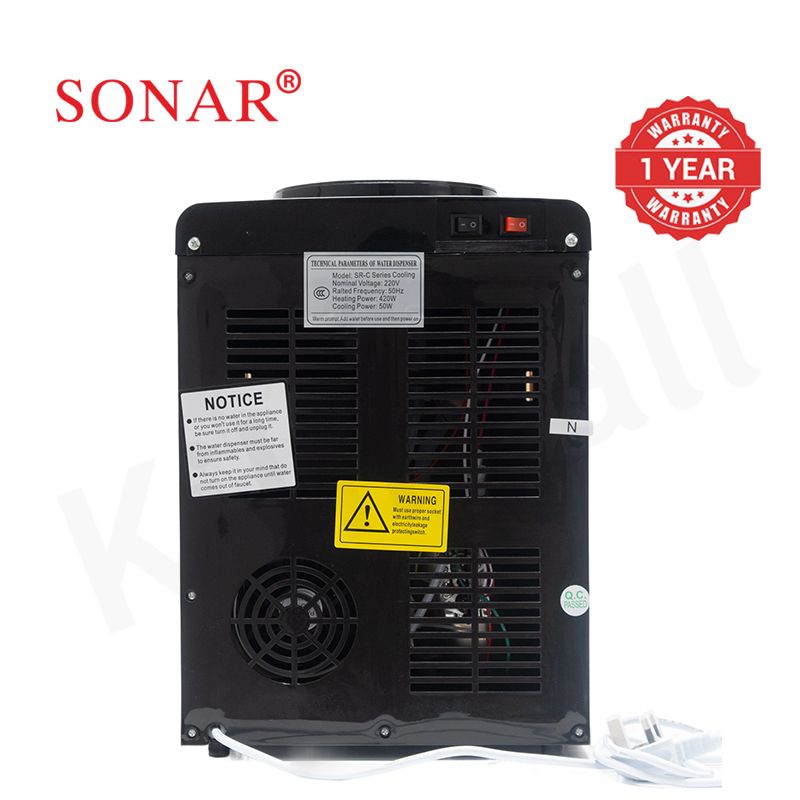 Sonar Top Loading Hot & Cold & Normal Water Dispenser Freestanding Water Cooler SR-B5C/SR-C5