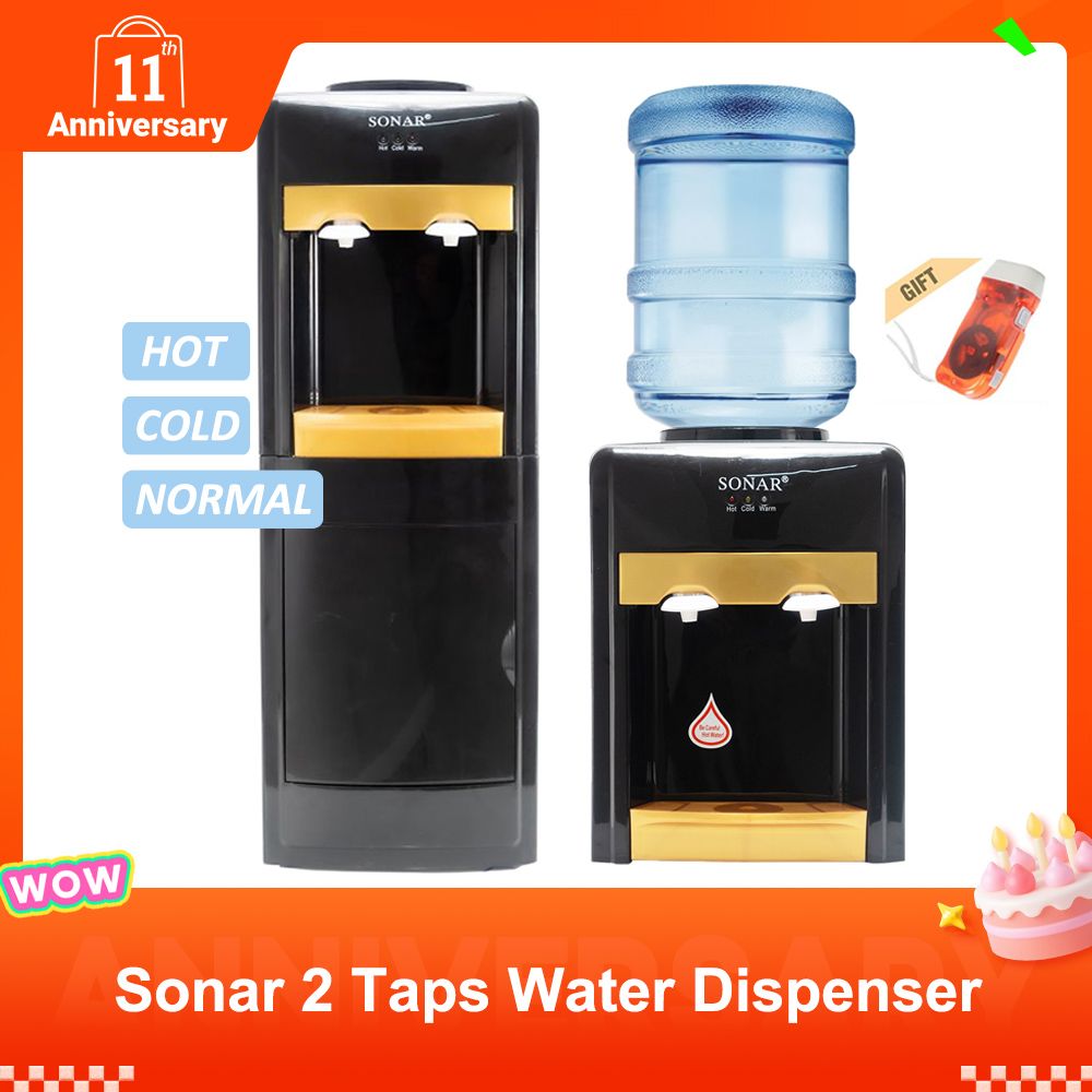 Sonar Top Loading Hot & Cold & Normal Water Dispenser Freestanding Water Cooler SR-B5C/SR-C5