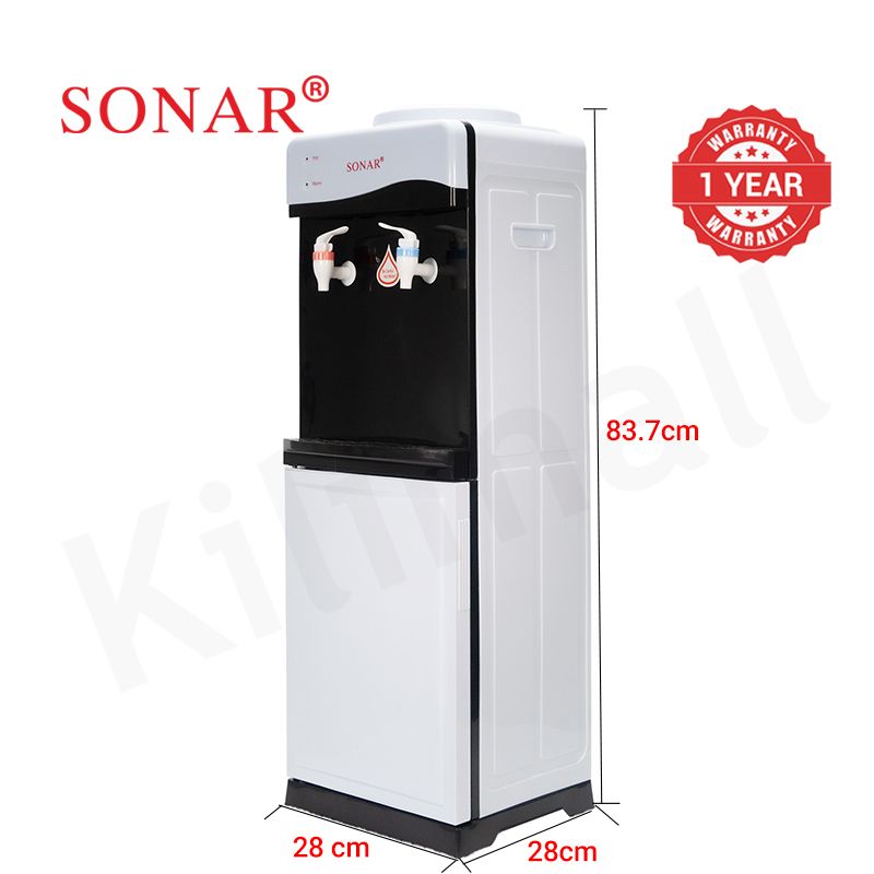 【Exclusive Offer】Sonar Top Loading Hot and Normal Standing Water Dispenser with Storage Cabinet for Business and Home Energy Saving Household Appliance JY-001 28*28*84 cm
