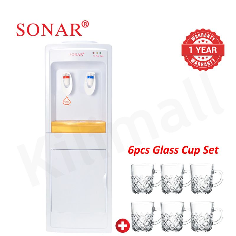 【Exclusive Offer】Sonar Top Loading Hot and Cold Water Dispenser Durable Standing Water Cooler Push Taps for Home Business Office 1 Year Warranty SR-A5C