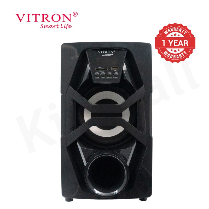 Vitron 3.1CH X-Bass Home Theatre System AC/DC Bluetooth Woofer Speaker System Subwoofer Home Audilo System USB SD MP3 FM Radio 10000W V610