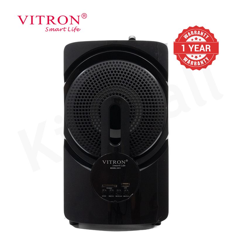 Vitron 3.1CH X-Bass Home Theatre System AC/DC Bluetooth Woofer Speaker System Subwoofer Home Audio System USB SD MP3 FM Radio 10000W V611