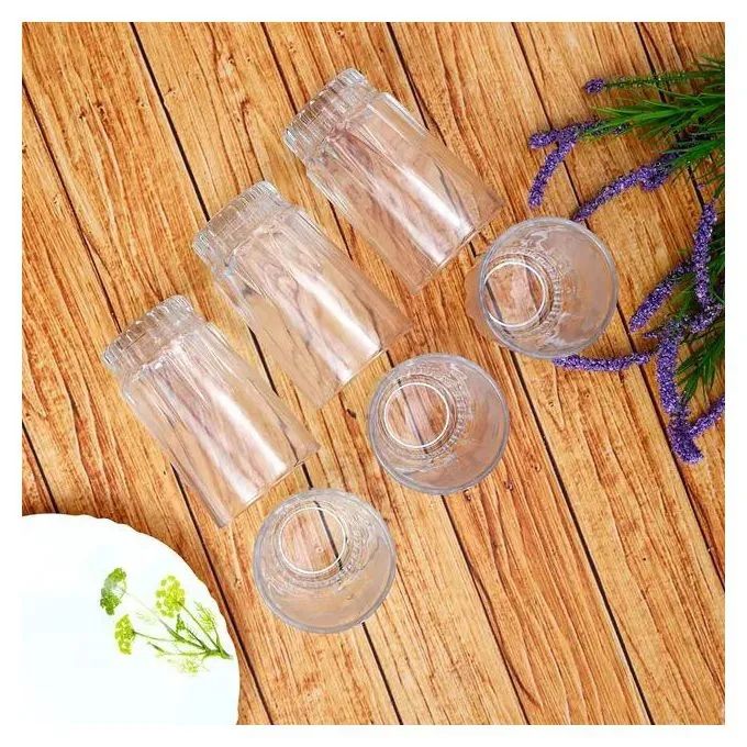 6pcs 240ML Milk Juicer Tea Glass Cups Set G10709