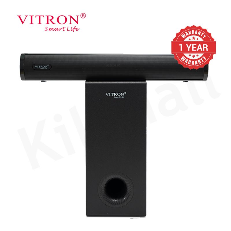 Vitron 6000W 2.1CH V54SB Wired Soundbar System with AUX USB Bluetooth Speaker System Home Audio Rich Bass