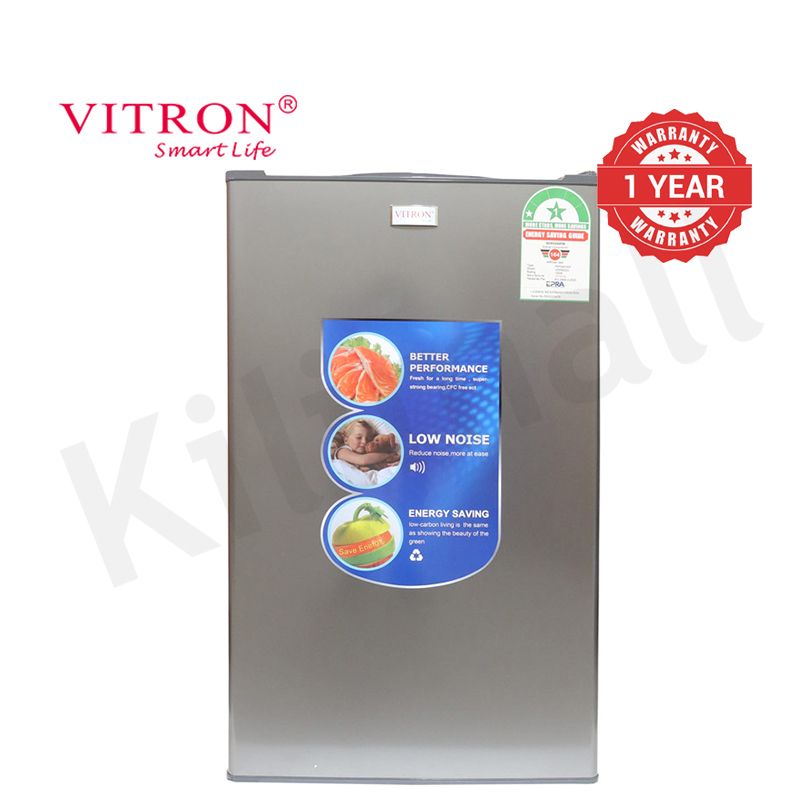 Vitron 90L Single Door Refrigerator VDR90SS/VDR90SG Enerygy Saving Fridge