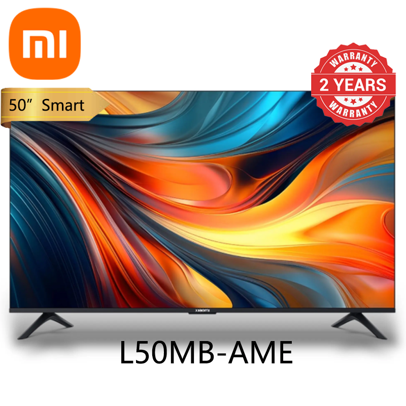 Xiaomi 50 Inch Smart TV Google TV 4K Bluetooth Frameless HDR10 120Hz MEMC Game Boost Dolby DTS:X Low Blue L50MB-AME 2G+8G Youtube Netflix Television 2 Years Warranty