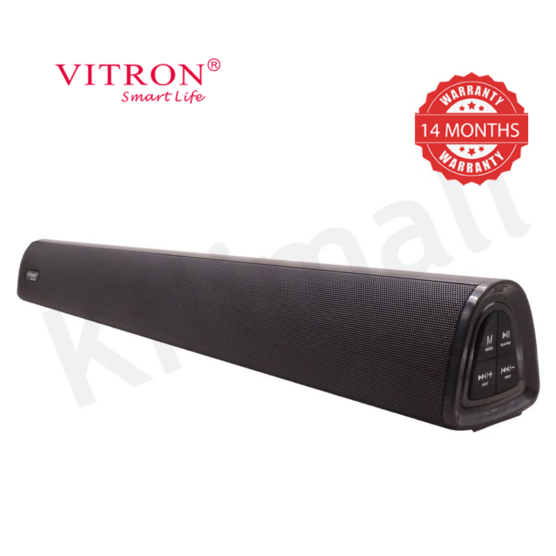 Vitron 6000W 2.1CH Woofer Speaker System Wired Soundbar System Home Audio with AUX USB Bluetooth Rich Bass V51SB