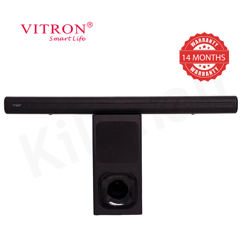Vitron 2.1CH V52SB Wired Soundbar System with AUX USB Bluetooth Speaker System Home Audio Rich Bass 8000W