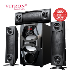 Vitron 3.1CH X-Bass Home Theatre System AC/DC Bluetooth Woofer Speaker System Subwoofer Home Audilo System USB SD MP3 FM Radio 10000W V610