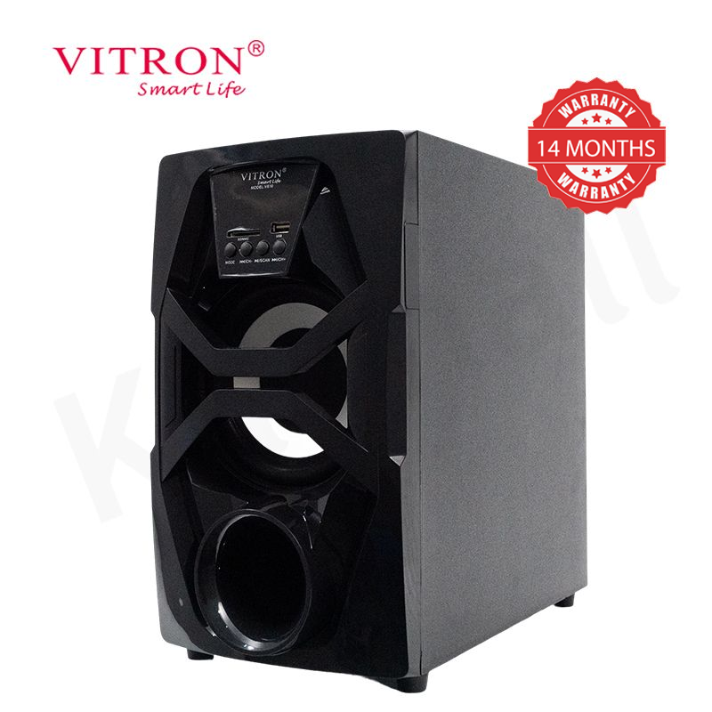 Vitron 3.1CH X-Bass Home Theatre System AC/DC Bluetooth Woofer Speaker System Subwoofer Home Audilo System USB SD MP3 FM Radio 10000W V610