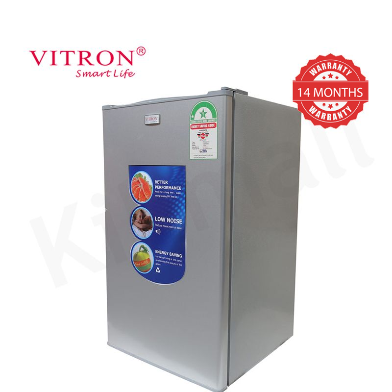 Vitron 90L Single Door Refrigerator VDR90SS/VDR90SG Enerygy Saving Fridge