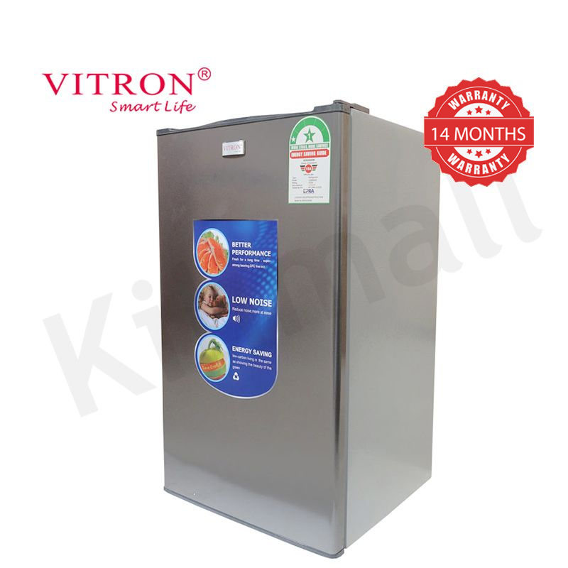 Vitron 90L Single Door Refrigerator VDR90SS/VDR90SG Enerygy Saving Fridge