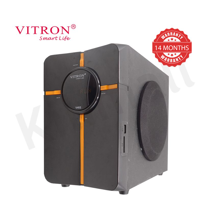 Vitron 2.1CH Multimedia Bluetooth Woofer Home Audio System Speaker System AC/DC Subwoofer 5000W with Remote Control V402