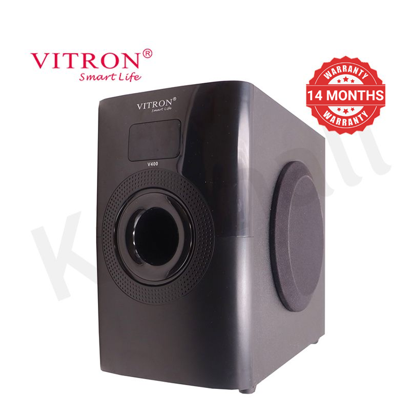Vitron 2.1CH Multimedia Bluetooth Woofer Home Audio System Speaker System AC/DC Subwoofer 5000W with Remote Control V400
