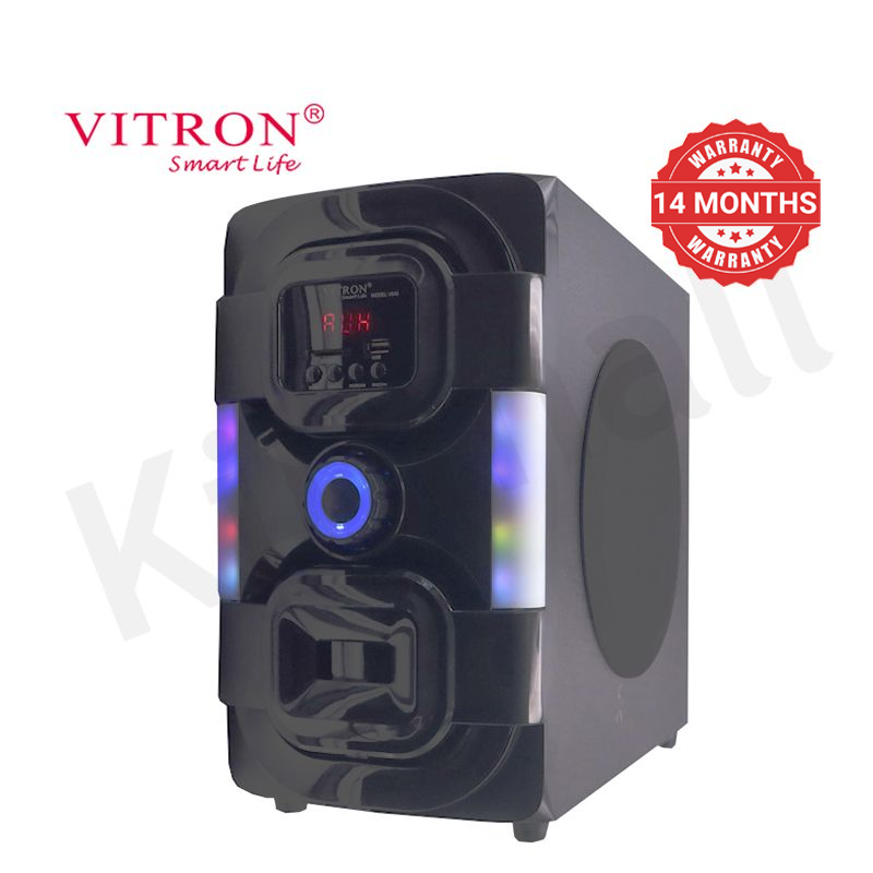 Vitron 3.1CH V645 X-Bass Home Theatre System AC/DC Bluetooth Woofer Speaker System Subwoofer Home Audilo System USB SD MP3 FM Radio 10000W