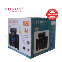 Vitron 3.1CH V645 X-Bass Home Theatre System AC/DC Bluetooth Woofer Speaker System Subwoofer Home Audilo System USB SD MP3 FM Radio 10000W