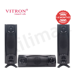 Vitron 3.1CH V645 X-Bass Home Theatre System AC/DC Bluetooth Woofer Speaker System Subwoofer Home Audilo System USB SD MP3 FM Radio 10000W