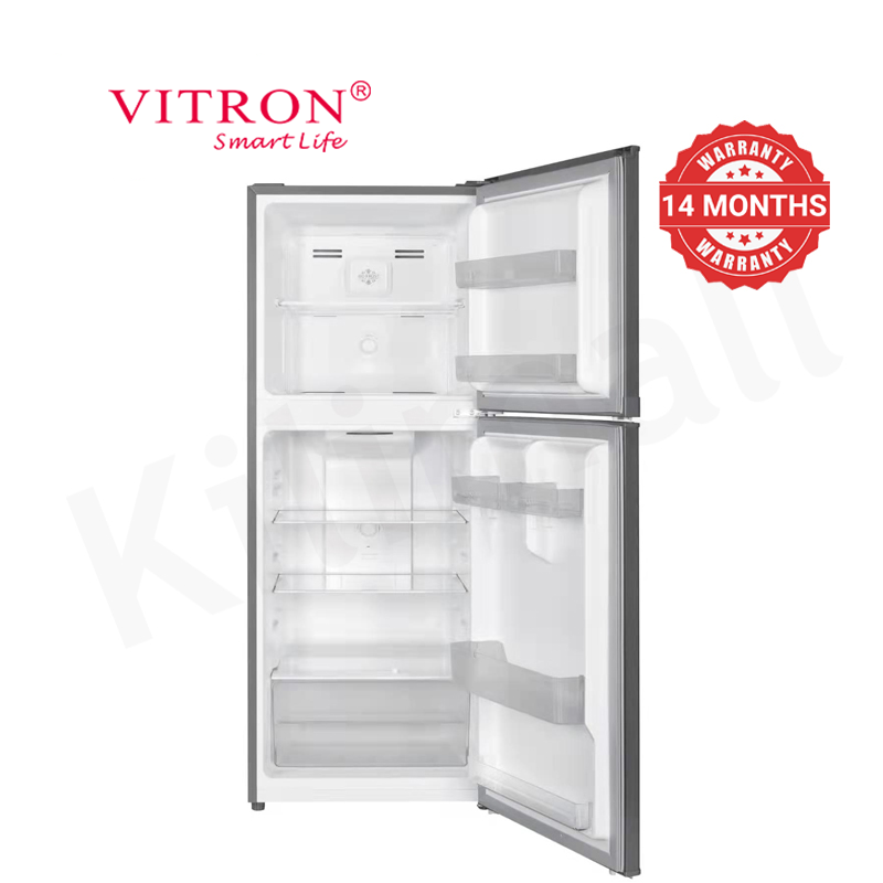 Vitron 198L No Frost Double Doors Fridge Energy Saving Freezer Household Applicances Refrigerator with LED Light VNR216DS