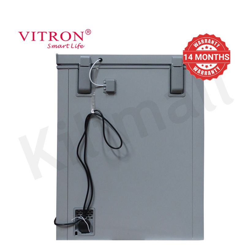 【Clearance Sale】Vitron 137L Chest Freezer Single Flip-Up Lid Defrost Drain Freezer VDF142SG Energy Saving Freezer Refrigerator Fast Cooling