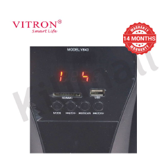 Vitron 3.1CH X-Bass Home Theatre System with Remote Control V643 Bluetooth Woofer Speaker System Subwoofer Home Audilo System USB SD MP3 FM Radio 10000W