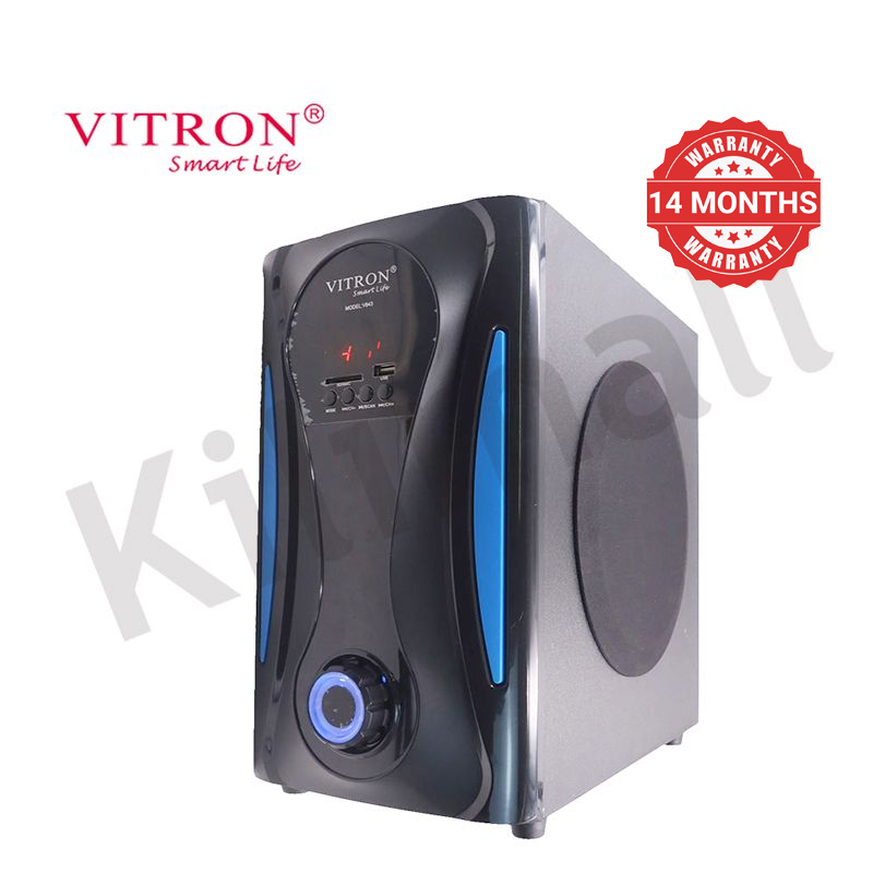 Vitron 3.1CH X-Bass Home Theatre System with Remote Control V643 Bluetooth Woofer Speaker System Subwoofer Home Audilo System USB SD MP3 FM Radio 10000W