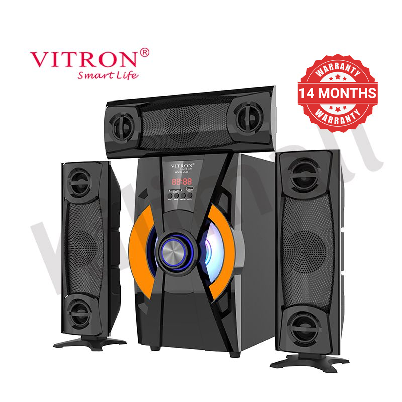 Vitron 3.1CH V642 X-Bass Home Theatre System with Remote Control Bluetooth Woofer Speaker System Subwoofer Home Audilo System USB SD MP3 FM Radio 10000W