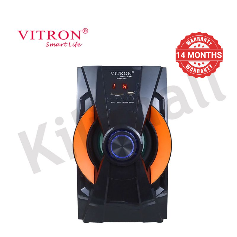 Vitron 3.1CH V642 X-Bass Home Theatre System with Remote Control Bluetooth Woofer Speaker System Subwoofer Home Audilo System USB SD MP3 FM Radio 10000W