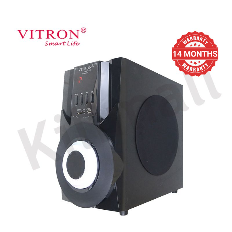 Vitron 3.1CH V641 X-Bass Home Theatre System with Remote Control BT Speaker System AC/DC Subwoofer Home Audilo System USB SD MP3 FM Radio 10000W