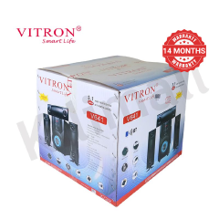 Vitron 3.1CH V641 X-Bass Home Theatre System with Remote Control BT Speaker System AC/DC Subwoofer Home Audilo System USB SD MP3 FM Radio 10000W