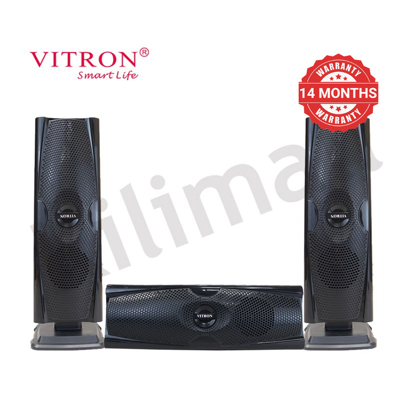 Vitron 3.1CH Multimedia X-Bass Speaker System Home Theatre System AC/DC Subwoofer Bluetooth Woofer USB/SD/FM Home Audio System with Remote Control V635
