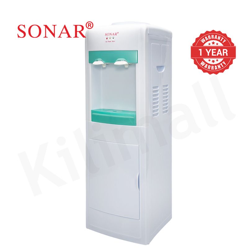 Sonar Top Loading Hot and Normal Standing Water Dispenser with Storage Cabinet Energy Saving Hot and Warm Water Dispenser SR-C3