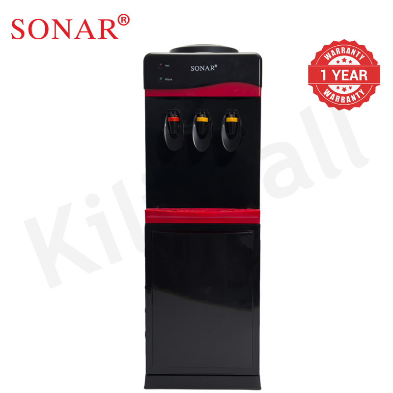 Sonar Top Loading Hot and Normal Standing Water Dispenser with Storage Cabinet Household Appliance SR-A7/SR-B7