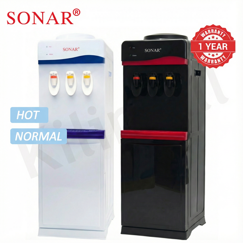 Sonar Top Loading Hot and Normal Standing Water Dispenser with Storage Cabinet Household Appliance SR-A7/SR-B7