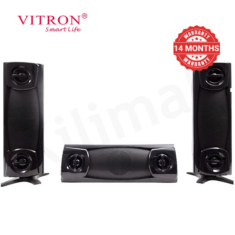 Vitron 3.1CH X-Bass Home Theatre System AC/DC Bluetooth Woofer Speaker System Subwoofer Home Audio System USB SD MP3 FM Radio 10000W V612