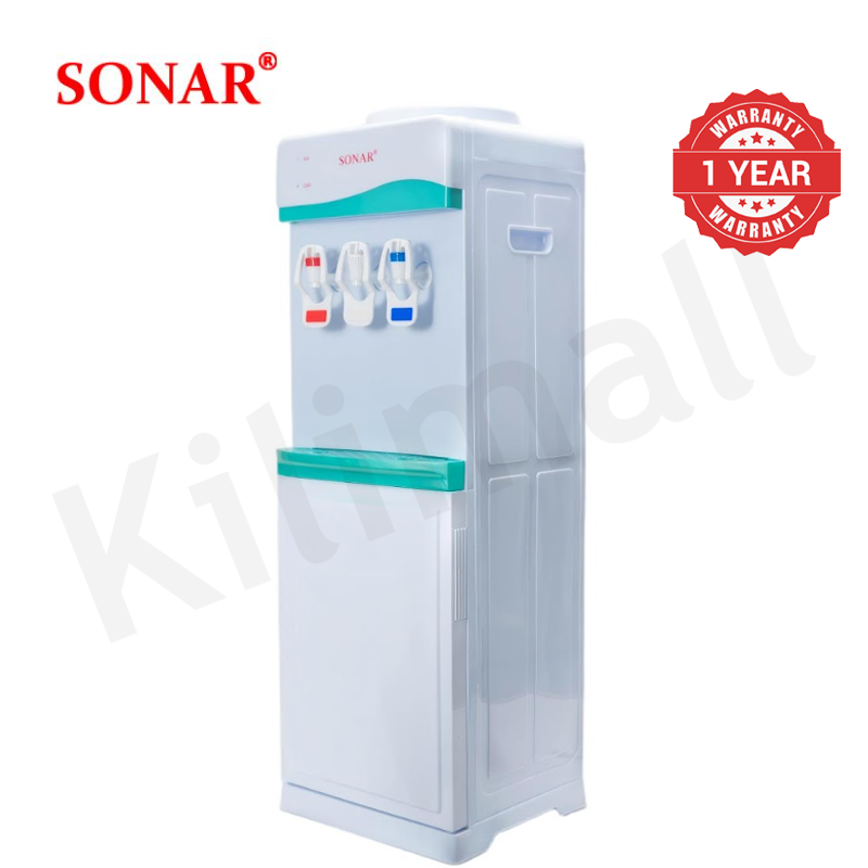 Sonar Top Loading Hot & Cold & Normal Water Dispenser Freestanding Water Cooler with Push Tap SR-A7C/SR-B7C