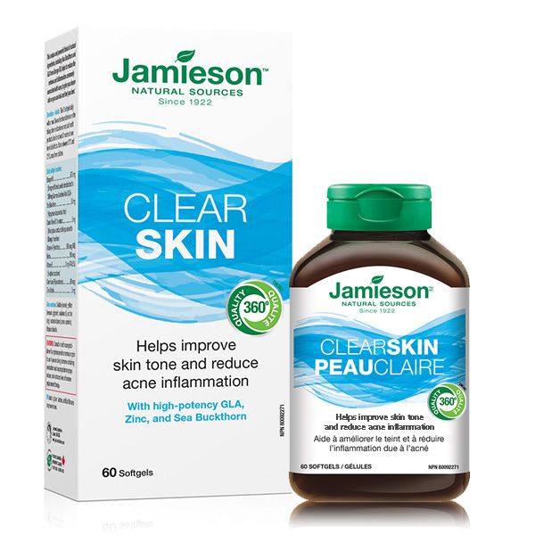 Jamieson Clear Skin Softgels 60`S