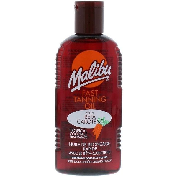 Malibu Fast Tanning Oil with Beta Carotene 100ML