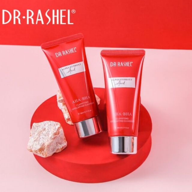 Dr. Rashel AHA BHA Clarifying Exfoliating Facial Cleanser Alpha Hydroxy Acid Unclog Pores Blemishes Acne prone face skin Care