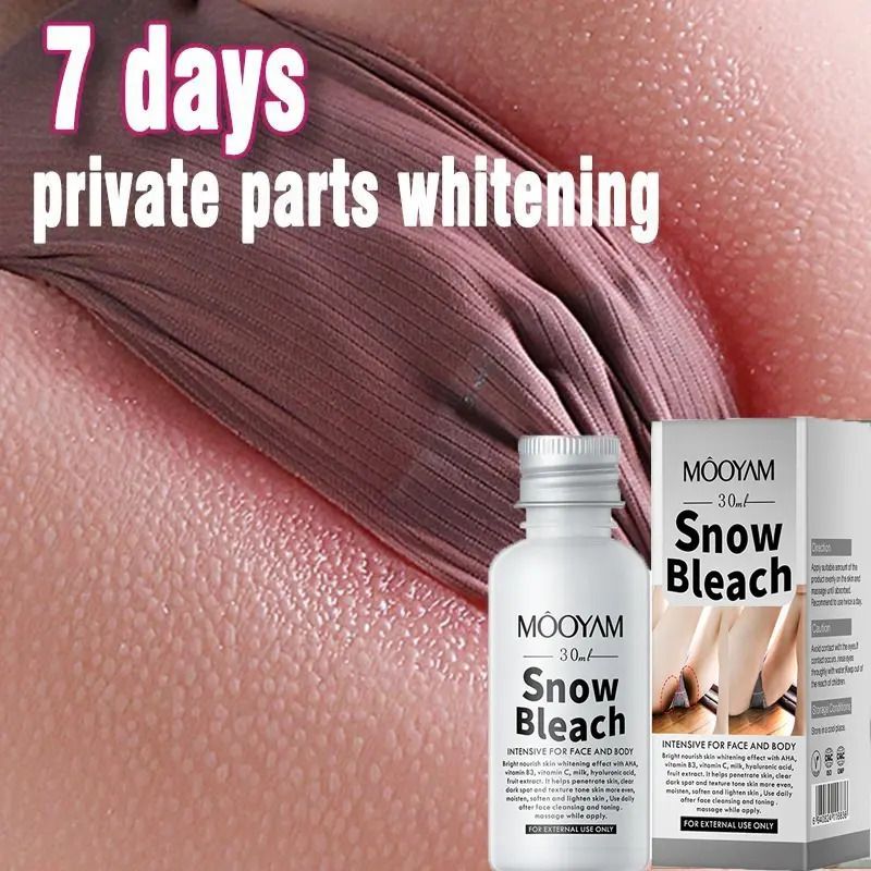 Mooyam Snow Bleach Cream Intensive Skin Brightening Lightening Whitening Cream for Private Areas Underarm