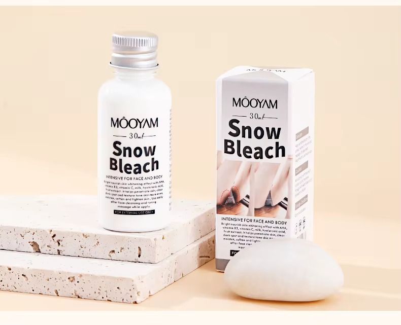 Mooyam Snow Bleach Cream Intensive Skin Brightening Lightening Whitening Cream for Private Areas Underarm