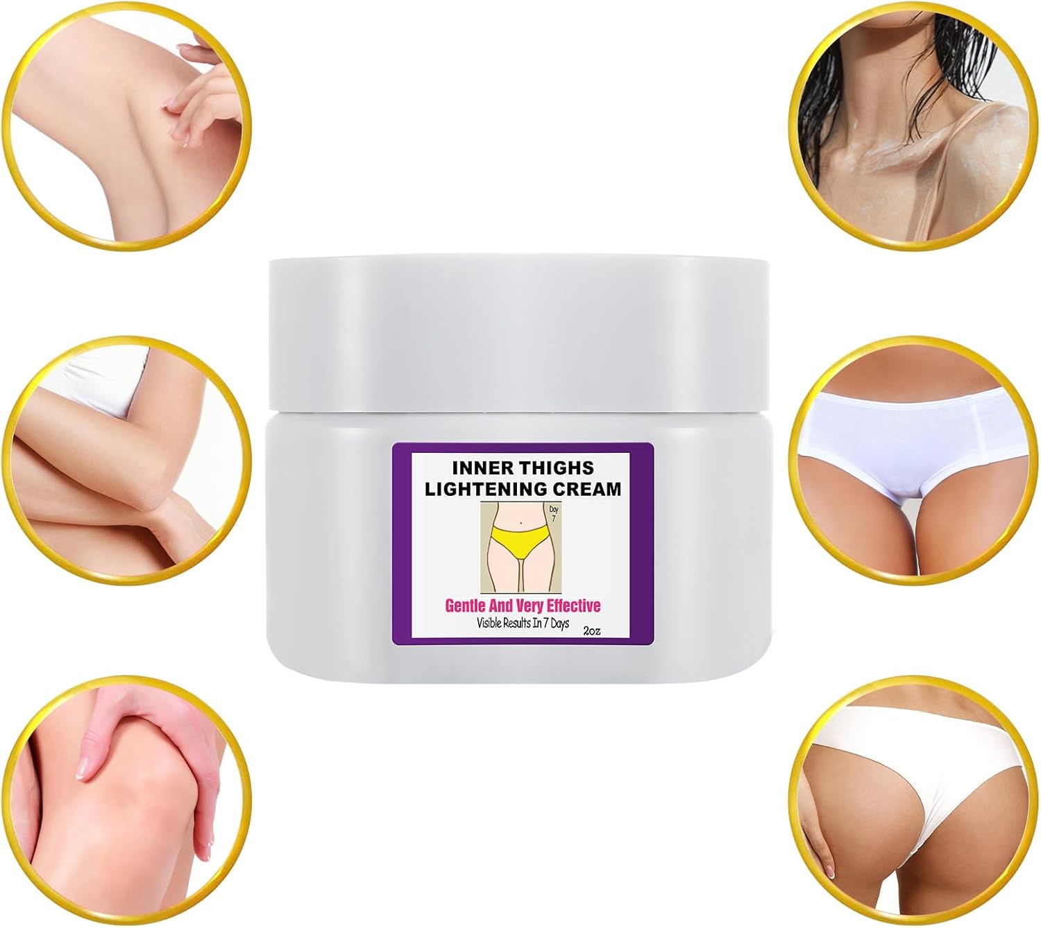 Inner Thighs Lightening Cream for Whitening Private Parts Brightening Skin Cream Dark Spots Eraser Body Bikini Area Cream  Mooyam