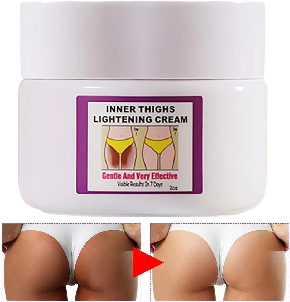 Inner Thighs Lightening Cream for Whitening Private Parts Brightening Skin Cream Dark Spots Eraser Body Bikini Area Cream  Mooyam