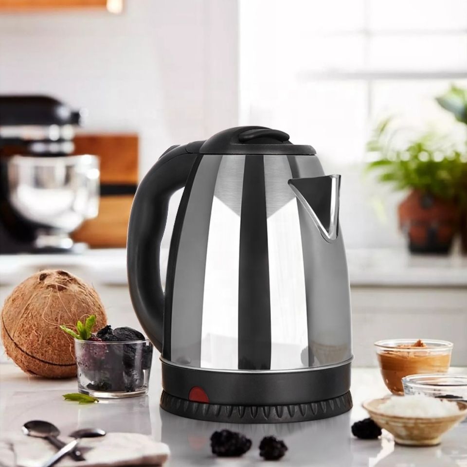 AILYONS 1.8 L Electric Kettle Water Heater & Boiler Jug- coil less water kettle heating jug silver