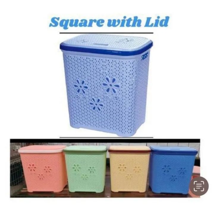 Laundry Basket Square-New (Assorted Colors)