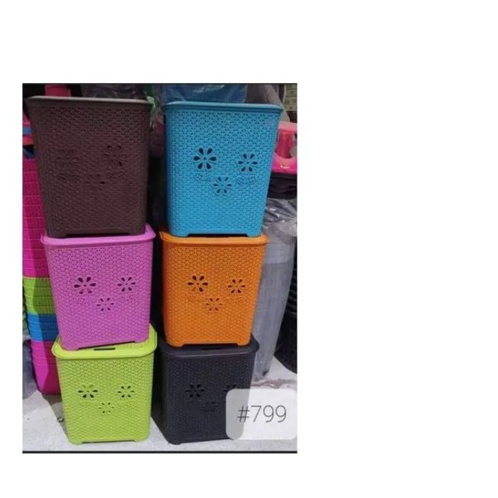 Laundry Basket Square-New (Assorted Colors)