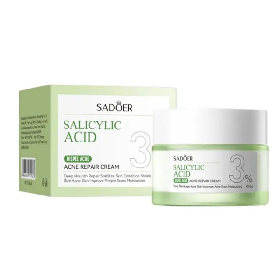 SADOER Acnes and Oil Control Cream, Salicylic acid Acnes, Oil Control Face Cream, Moisturizing, hydrating, Repair Acne Muscles,