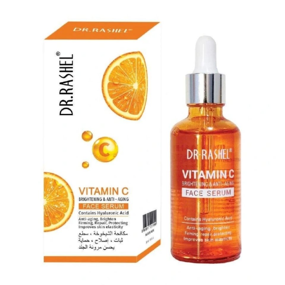 3 Pack Set Dr Rashel Vitamin C Face Serum, Night Cream & Anti Aging Face Cream Glow Pack Skin Care Set Fade Sun Spots & Discoloration Refine Skin Texture Reduce Wrinkle Minimize Existing Wrinkles
