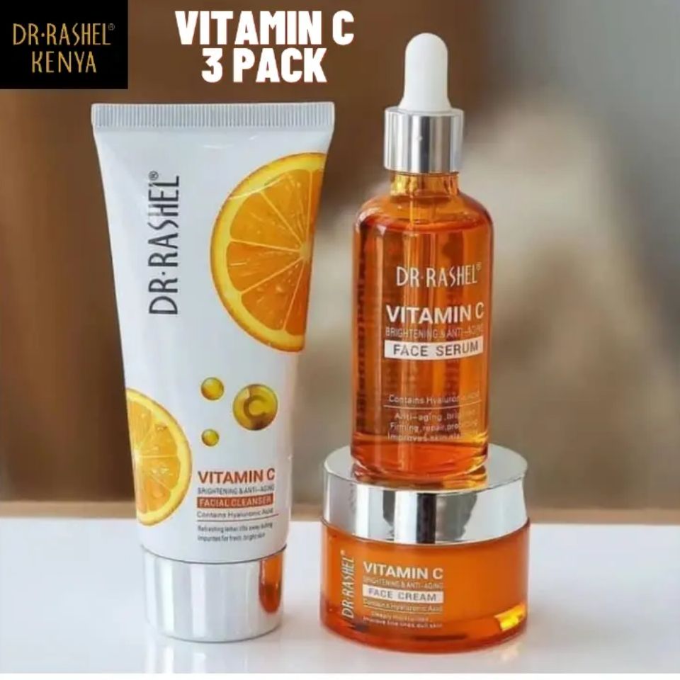 Dr. Rashel Vitamin C 3 IN 1 SET Face Cleanser, Serum + Cream