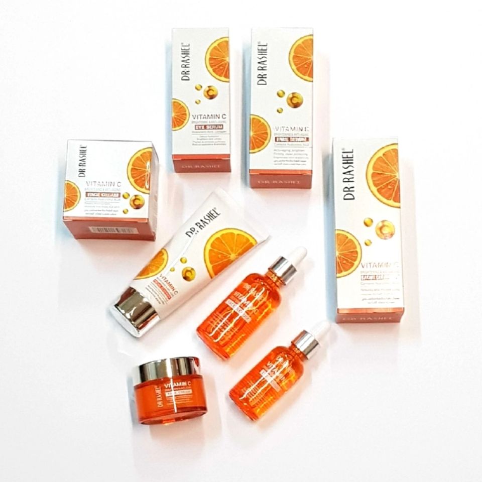 Dr. Rashel 4in1 Set Vitamin C Series(Face serum+Eye Serum,Cream&amp;Cleanser